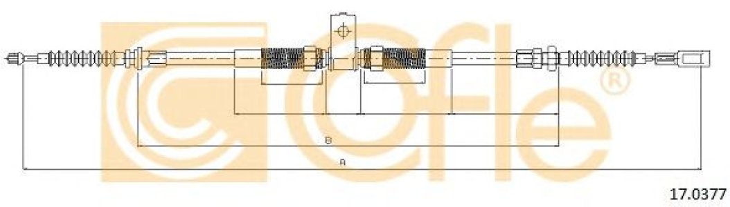 Linka hamulca COFLE 17.0377 36531MB00B