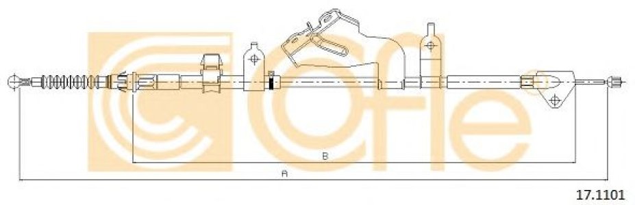 Linka hamulca COFLE 17.1101 464200D210