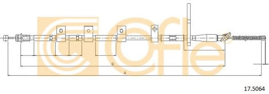 Linka hamulca COFLE 17.5064 5440165J00