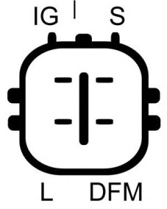 Alternator 12V LUCAS ELECTRICAL LRA03212 270600Q040