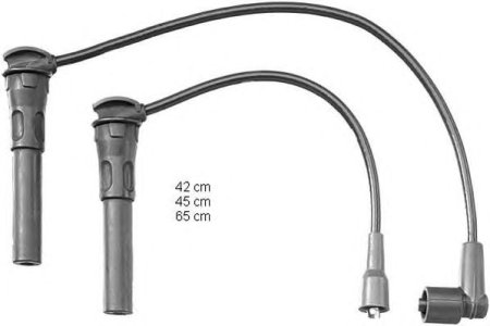 Przewody wysokiego napięcia BERU ZEF1204 RCRV901 komplet