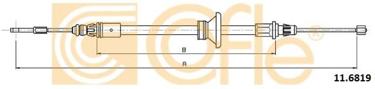 LINKA HAMULCA RĘCZNEGO OPEL