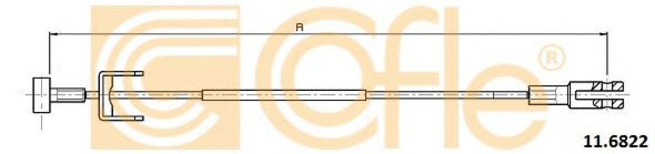 LINKA HAMULCA RĘCZNEGO OPEL