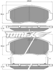 Klocki hamulcowe TOMEX 1932 23729170 HONDA FR-V  05