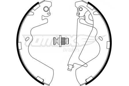 Szczęki hamulcowe TOMEX 2325 583054AA00 HYUNDAI STAREX  97