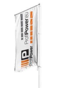 FLAGA PROFIPOWER BIAŁA 3,5X1M