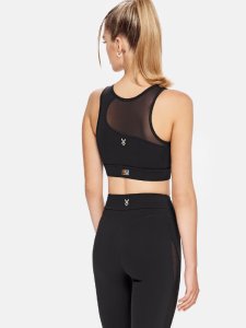 Top czarny z siateczką PROFIAUTO PPUCB024 CARDIO BUNNY L