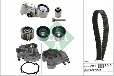 Zestaw rozrządu z paskiem + pompa wody INA 530056330 21111AA022 SUBARU