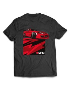 T shirt męski czarny PROFIAUTO JPN U04 JPN XL