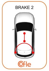 Linka hamulca ręcznego COFLE 92.11.5783 42472906 OPEL