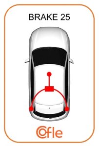Linka hamulca ręcznego COFLE 92.11.5842 13441134 OPEL