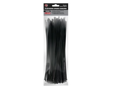 Plastikowa opaska kablowa - czarna 3,6mm x 300 AMTRA 20-H09 