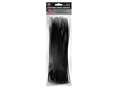 Plastikowa opaska kablowa - czarna 3,6mm x 370 AMTRA 20-H10 