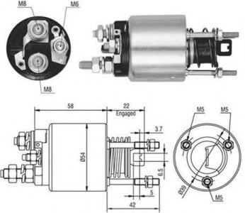 ELEKTROMAGNES MAGNETI MARELLI AME0526 85541010 FIAT
