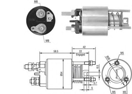 ELEKTROMAGNES MAGNETI MARELLI AME0384 85540961 FIAT