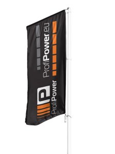 FLAGA PROFIPOWER CZARNA 3,5X1M