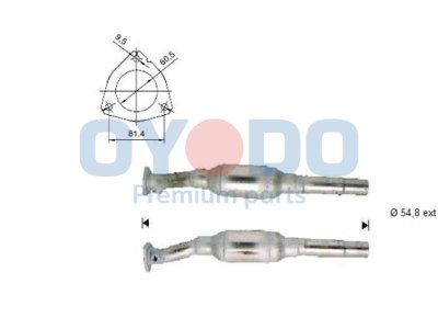 Katalizator OYODO 10N0094-OYO 535131701B FORD SEAT VW