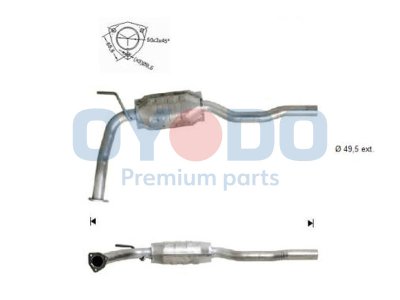 Katalizator OYODO 10N0098-OYO 023131701GX VW