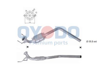 Katalizator OYODO 20N0081-OYO 6384903319 MERCEDES