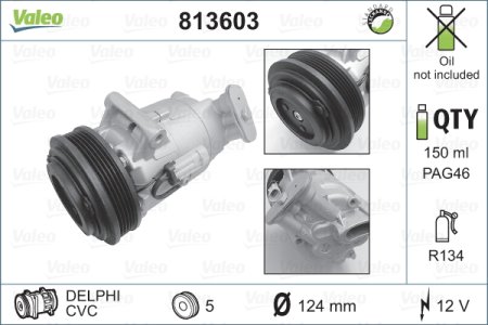 Kompresor klimatyzacji VALEO 813603 6854078