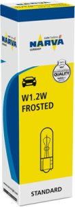 ŻARÓWKA W1.2W 12V CAŁOSZKLANA MATOWA