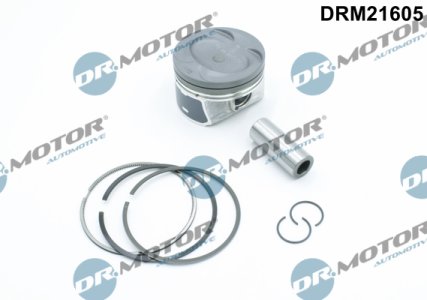 Tłok, pierścienie, sworzeń, zabezpieczenia STD Dr.Motor DRM21605 03C107065BF 