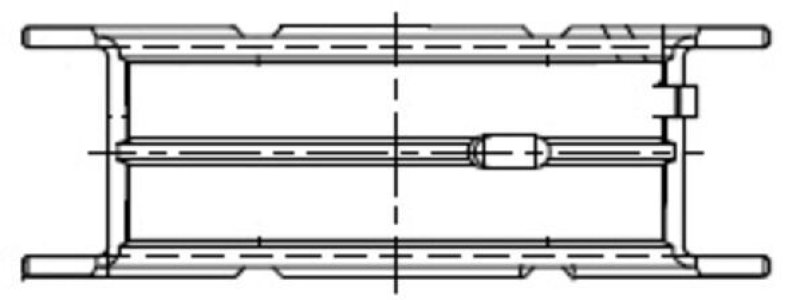 Panewki główne MAHLE 001 FL 21834 000 6510330401 MERCEDES