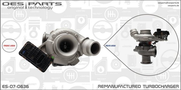 Turbosprężarka OES PARTS ES-07-0636 11658570083 BMW