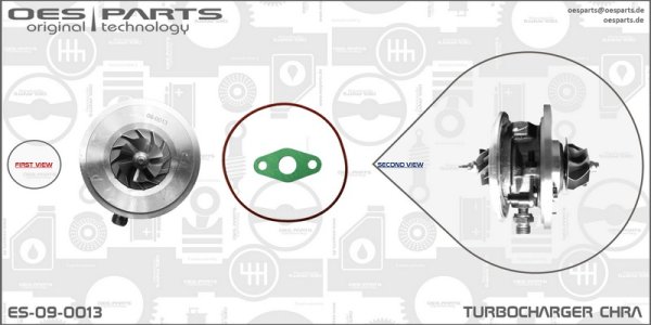 Wkład turbosprężarki CHRA OES PARTS ES-09-0013 751851 