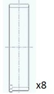 Panewki korbowodowe FAI AutoParts BB2032-STD 