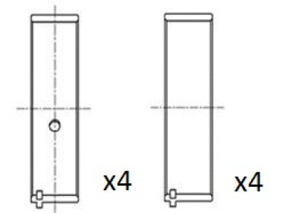 Panewki korbowodowe FAI AutoParts BB2050-STD 