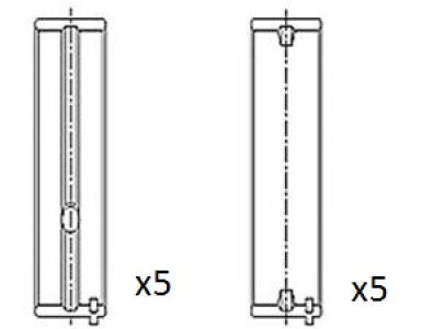 Panewki wału korbowego FAI AutoParts BM1034-STD 