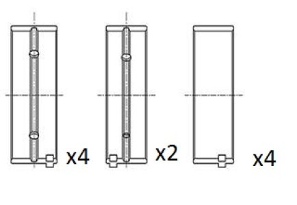 Panewki wału korbowego FAI AutoParts BM1043-STD 