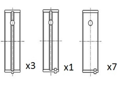 Panewki wału korbowego FAI AutoParts BM1051-STD 