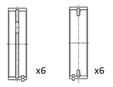 Panewki wału korbowego FAI AutoParts BM1062-050 