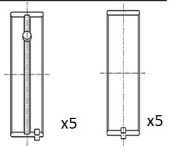 Panewki wału korbowego FAI AutoParts BM1069-STD 