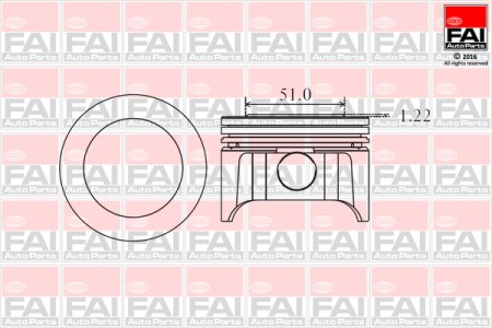 Tłok FAI AutoParts PK9-000 FORD