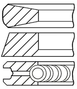 Pierścienie tłokowe FAI AutoParts PR25-000 