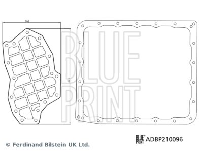 Zestaw filtra aut. skrzyni biegów BLUE PRINT ADBP210096 31728-97X00 NISSAN