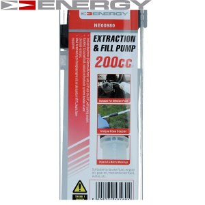Strzykawka ręczna ENERGY NE00980 pompka odsysarka 0,2l