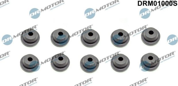 Zestaw odbojników górnej osłony silnika Dr.Motor DRM01000S 03D129689 (10szt) VW