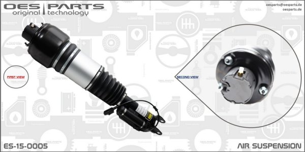 Amortyzator OES PARTS ES-15-0005 2113205513 pneumatyczny przód lewy MERCEDES W211