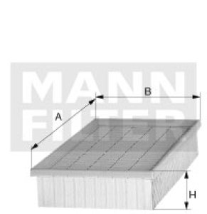 Filtr powietrza MANN-FILTER C24250 RENAULT
