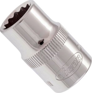 Nasadka 10mm 3/8 12-kt krótka VIGOR V7538-10 