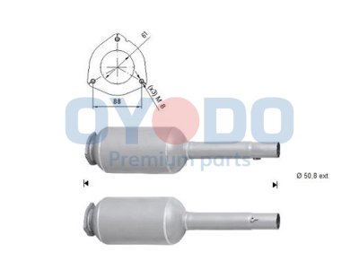 Filtr cząstek stałych OYODO 20N0105-OYO 51818964 ALFA ROMEO