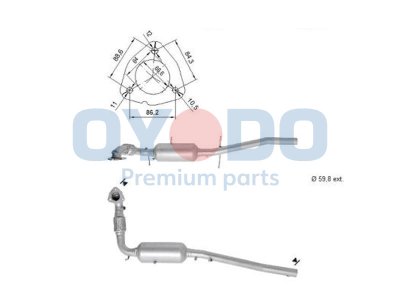Filtr cząstek stałych OYODO 20N0142-OYO 1774454 FORD