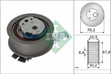 Zestaw rozrządu (z paskiem) INA 531096210 05L109243 AUDI