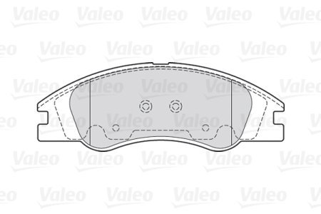 Klocki hamulcowe VALEO 301705 581012FA20 KIA CERATO 04- z czuj.