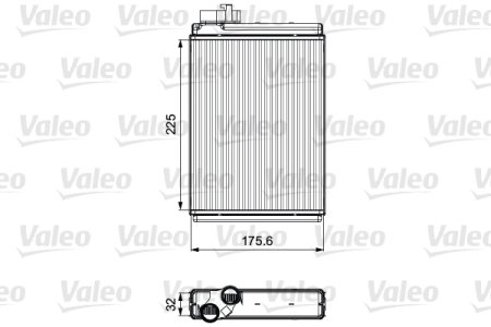 Nagrzewnica VALEO 811507 8K0898037A AUDI