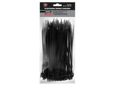 Plastikowa opaska kablowa - czarna 4,8mm x 200 AMTRA 20-H14 